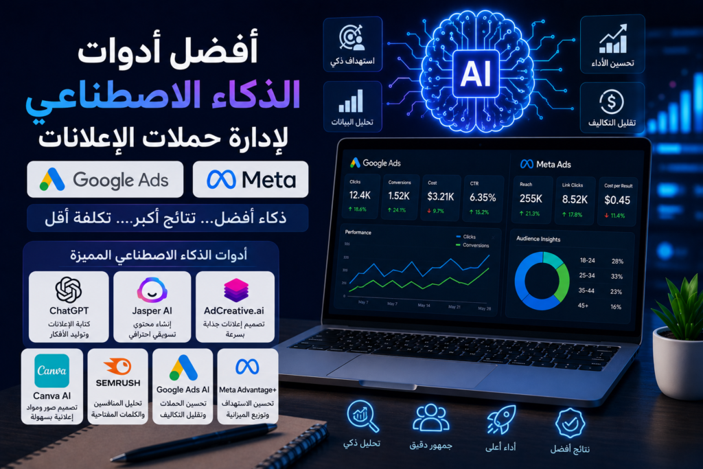 أفضل ادوات الذكاء الاصطناعي للإعلانات لإدارة الإعلانات