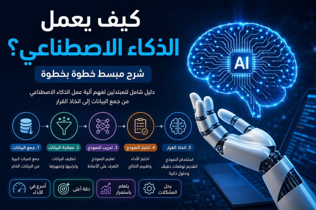 كيف يعمل الذكاء الاصطناعي