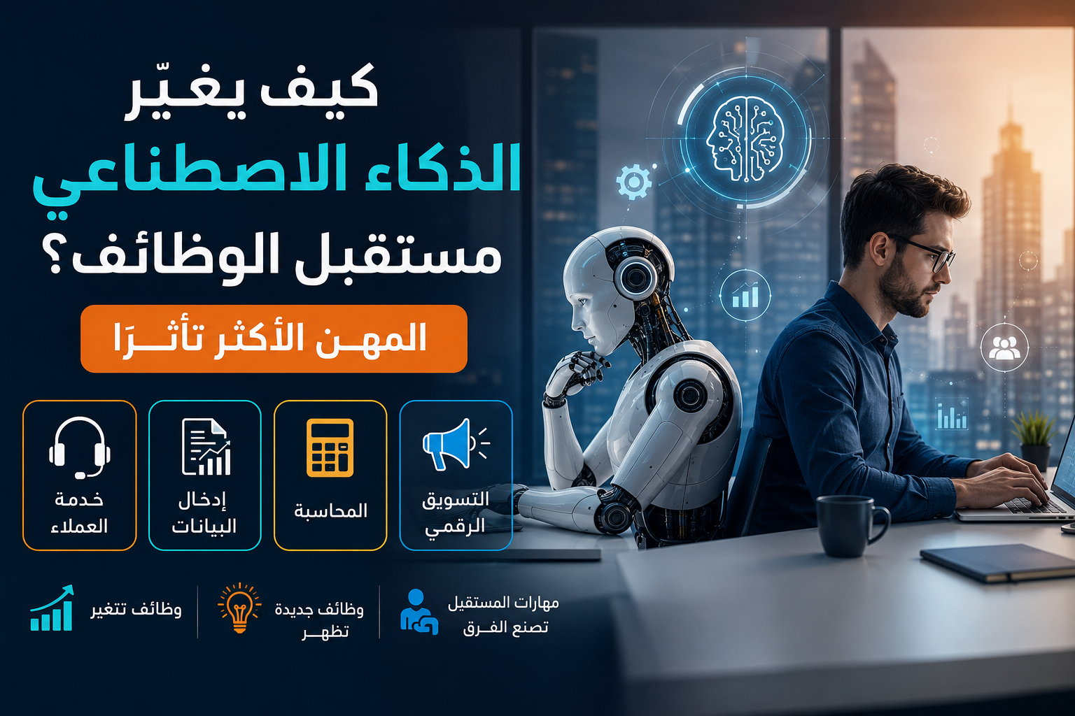ما هو مستقبل الوظائف بالذكاء الاصطناعي