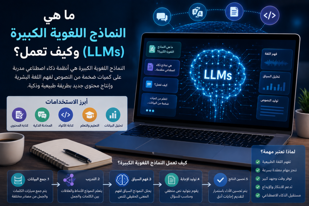 النماذج اللغوية الكبيرة