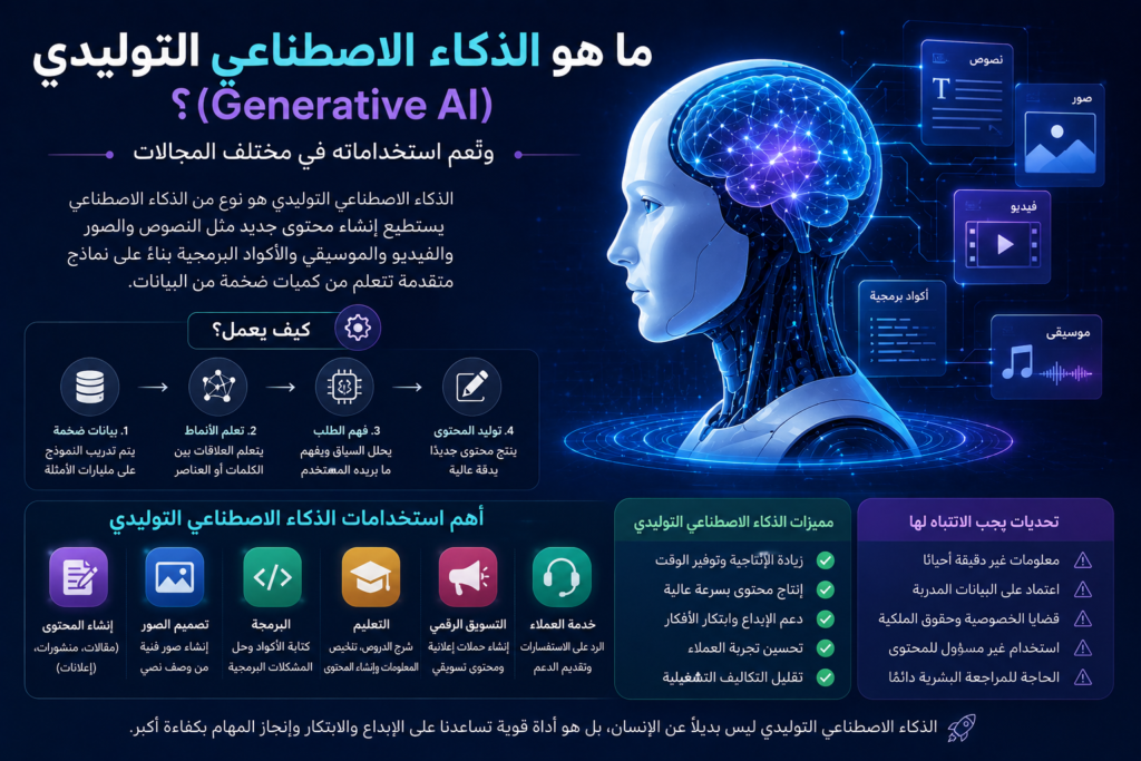 الذكاء الاصطناعي التوليدي